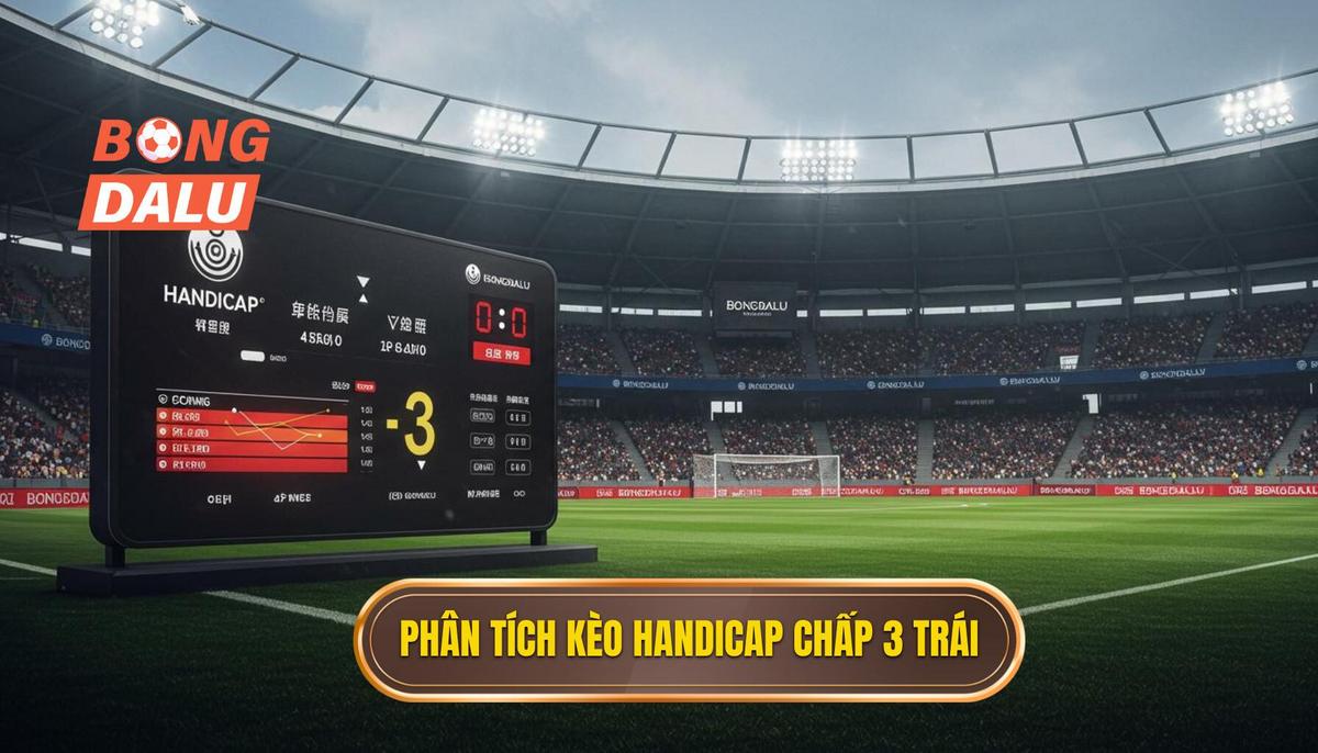 Phân Tích Cấu Trúc Kèo Chấp 3 Trái (Handicap -3)