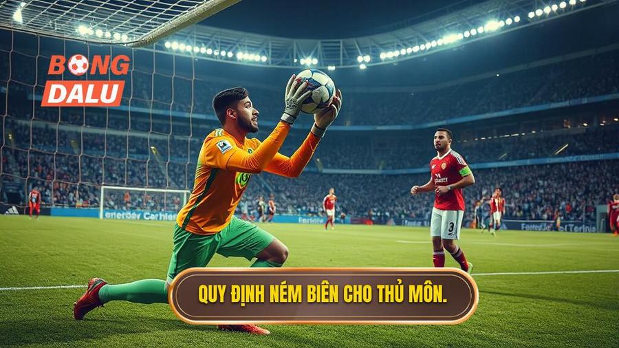 1. Quy định ném biên cho thủ môn.