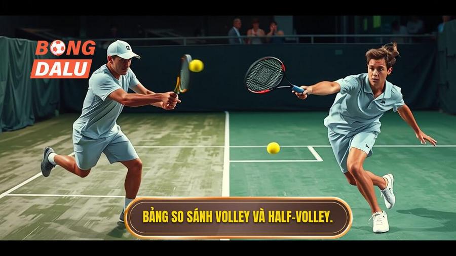 Bảng so sánh Volley và Half-Volley