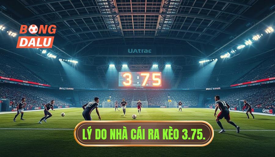 Tại sao nhà cái lại đưa ra mức kèo tài xỉu 3.75 hiệp 2?